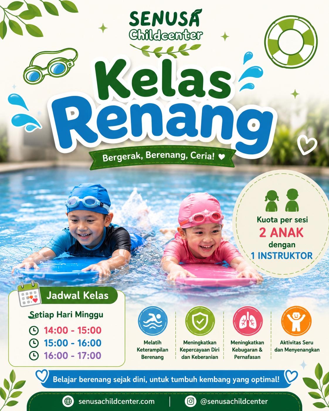 Jadwal Kelas Renang