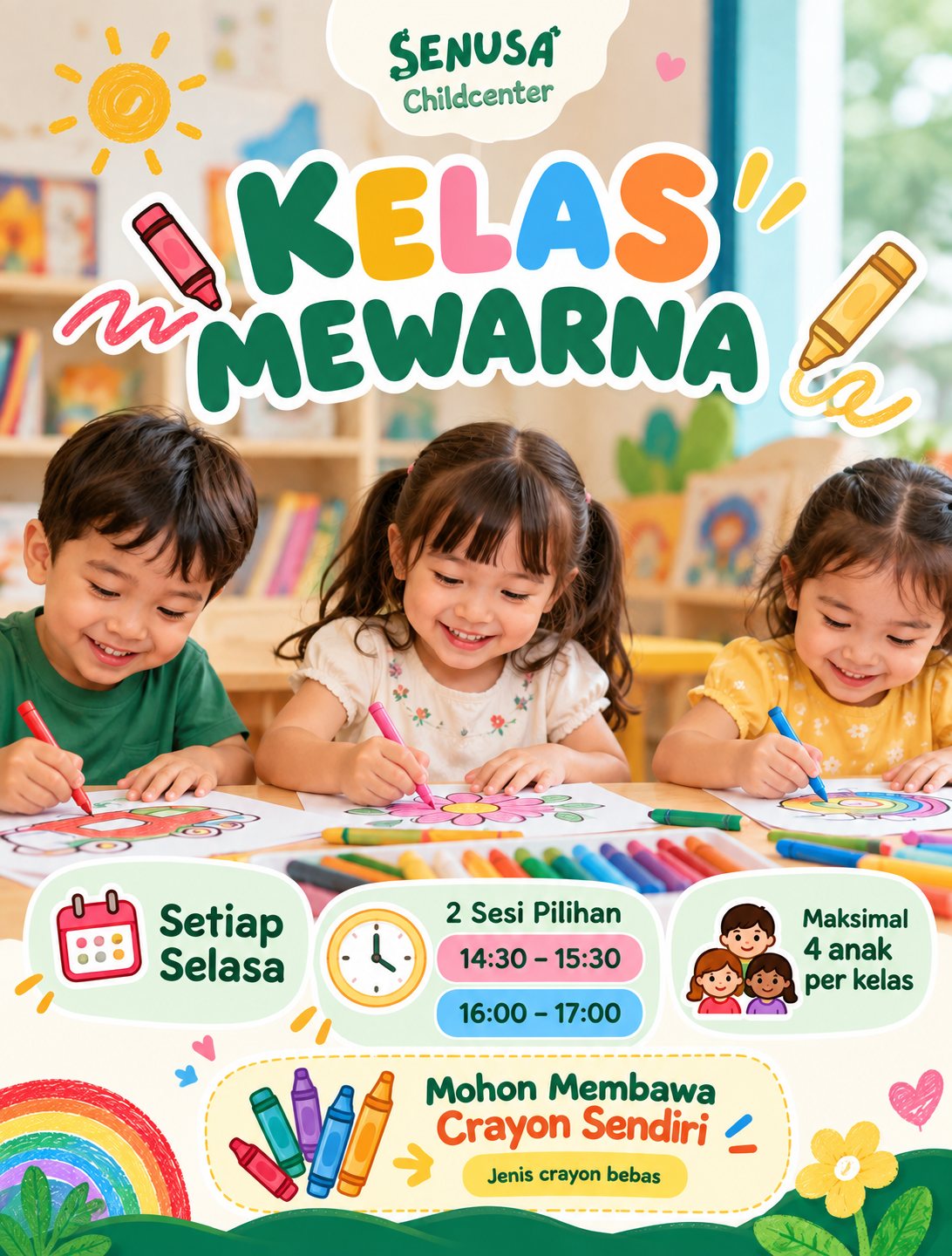 Jadwal Kelas Mewarna